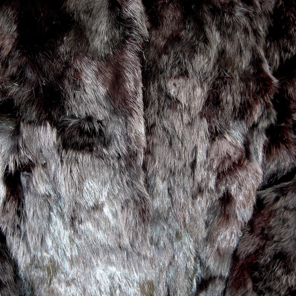 '80's Rabbit Fur Coat - Picture 6 of 7